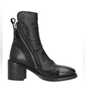 MOMA Black Leather Boots